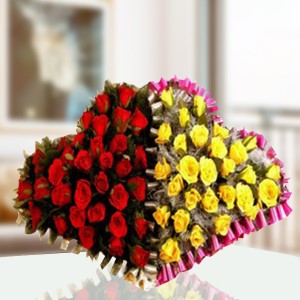 Heart To Heart Flower Arrangement